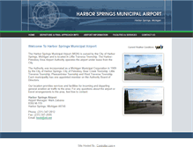 Tablet Screenshot of harborspringsairport.com